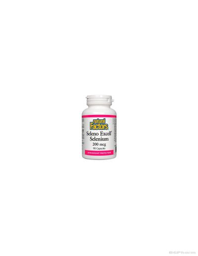 Селен 200мгк х 90 капсули Natural Factors | Seleno Excell Selenium