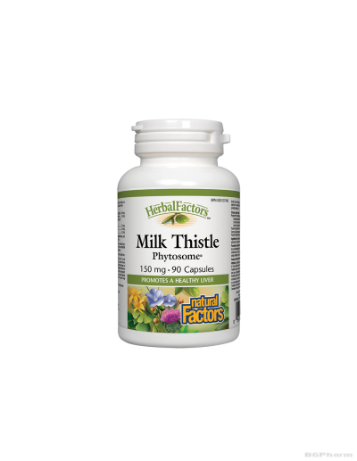 Бял трън Фитозоми® 150мг х 90 капсули Natural Factors | Milk Thistle Phytosome