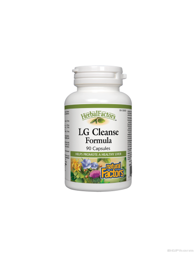 Черен дроб и жлъчка Детокс Формула 90 капсули Natural Factors | LG Cleanse Formula