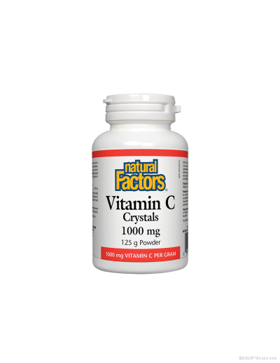 Витамин Ц на кристали 1000мг 250 дози Natural Factors | Vitamin C Crystals