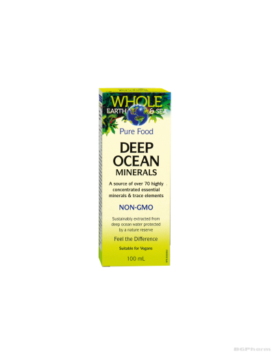 Whole earth & sea Дълбоководни морски минерали 100мл Natural Factors