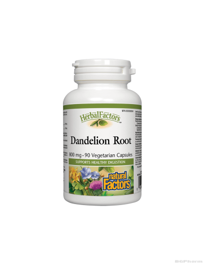 Глухарче корени 425мг x 90 капсули Natural Factors | Dandelion Root
