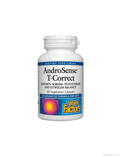 AndroSense™ T-Correct Тестостерон и Естроген баланс формула x 60 капсули