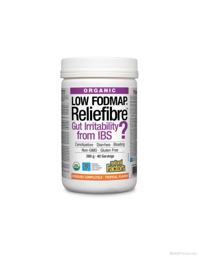 Reliefibre™ Разтворими диетични фибри 5000мг х 268гр / 40 дози Natural Factors