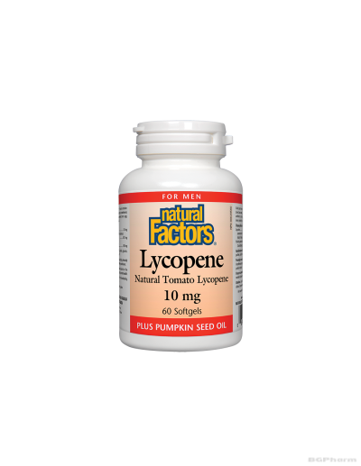 Ликопен + масло от тиквено семе (за простатата) х 60 капсули Natural Factors