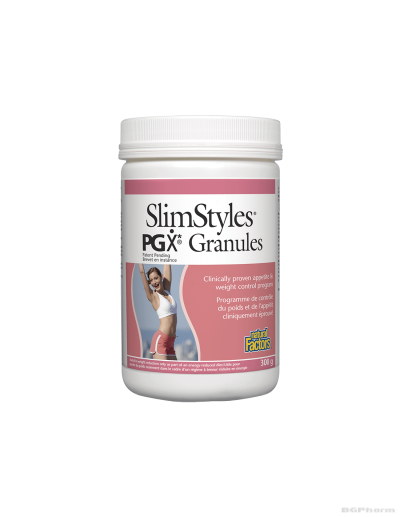 PGX® SlimStyles® Здравословни фибри за отслабване x 300гр гранули Natural Factors
