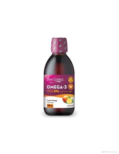 Sea-Licious® Омега 3 (високо съдържание на EPA ) + витамин Д3 х 250мл Natural Factors