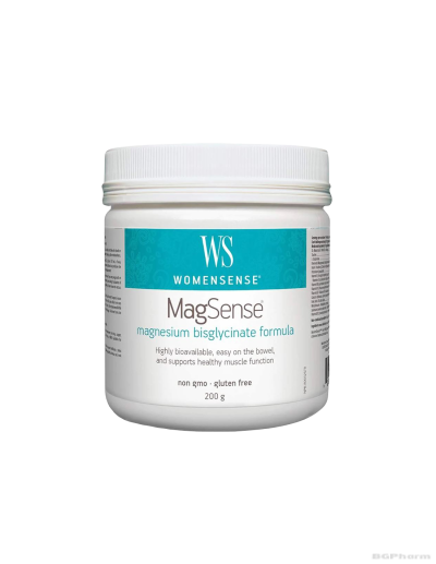 Магнезий (бисглицинат формула) 200гр пудра Natural Factors |WomenSense