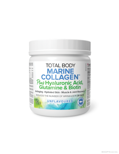 Total Body Collagen™ Рибен колаген + хиалуронова киселина + глутамин и биотин 135гр Natural Factors