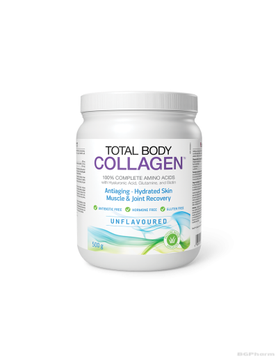 Total Body Collagen™ Колаген + хиалуронова киселина, глутамин и биотин х 500гр Natural Factors