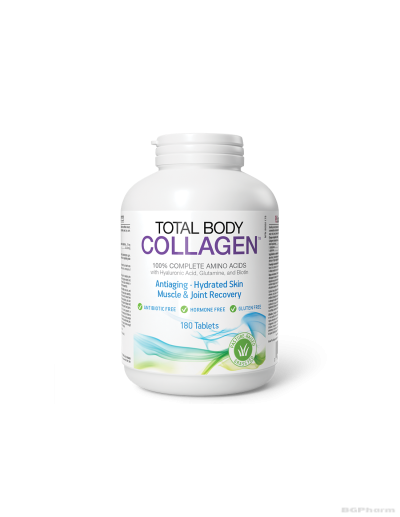 Total Body Collagen™ Колаген + хиалуронова киселина, глутамин и биотин х 180 Natural Factors