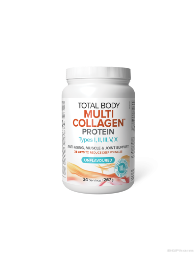Total Body Multi Collagen Говежди, рибешки и пилешки колаген х 267гр прах Natural Factors