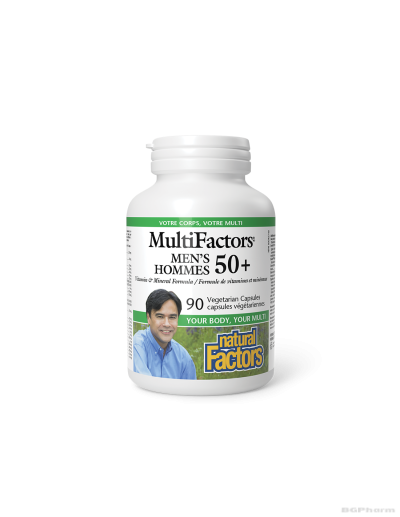  MultiFactors Витамини и Минерали за Мъже 50+ х 90 капсули Natural Factors