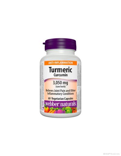 Куркума ( куркумин ) 600мг x 60 капсули Webber Naturals | Turmeric Curcumin