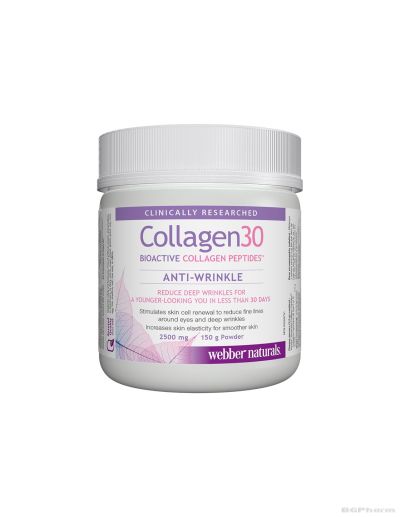 Collagen30® Колаген (биоактивни колагенови пептиди) 2500мг 150гр прах Webber Naturals