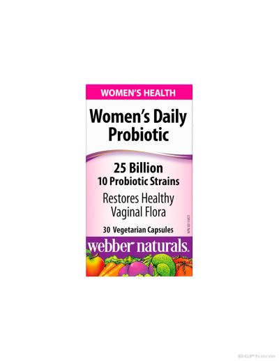 Пробиотик за Жени 25 млрд., 10 щама 30 капсули Webber Naturals | Women's Probiotic