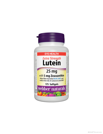 Лутеин 25мг + Зеаксантин 5мг х 175 капсули Webber Naturals | Lutein + zeaxanthin