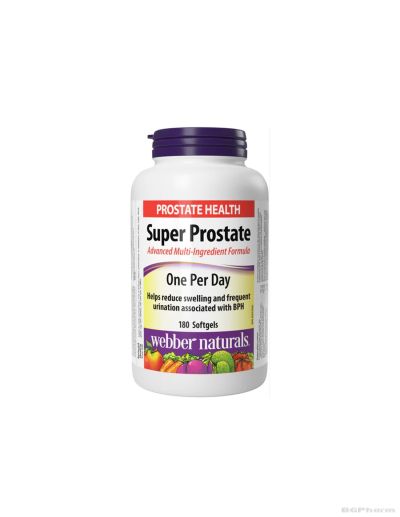 Super Prostate Формула за простата и уринарно здраве х 180 капсули Webber Naturals