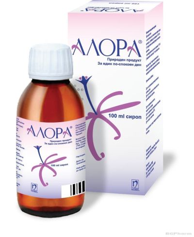 АЛОРА сироп x 100мл (екстракт от пасифлора) NOBEL PHARMA