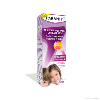 ПАРАНИТ TREATMENT спрей против въшки и гниди х 100мл + гребенче PERRIGO