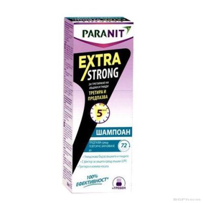 ПАРАНИТ ЕКСТРА СТРОНГ Шампоан против въшки и гниди х 200мл PERRIGO