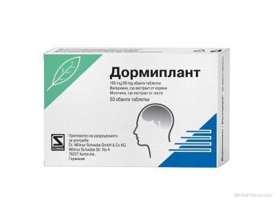 ДОРМИПЛАНТ х 50 таблетки NATURPRODUKT (маточина+валериана, при стрес и безсъние)