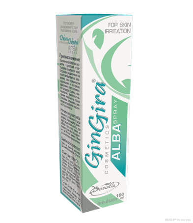 ДЖИНДЖИРА АЛБА спрей х 100мл BOROLA (кожни раздразнения)