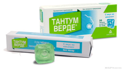 ТАНТУМ ВЕРДЕ ЕВКАЛИПТ х 20 таблетки за смучене ANGELINI