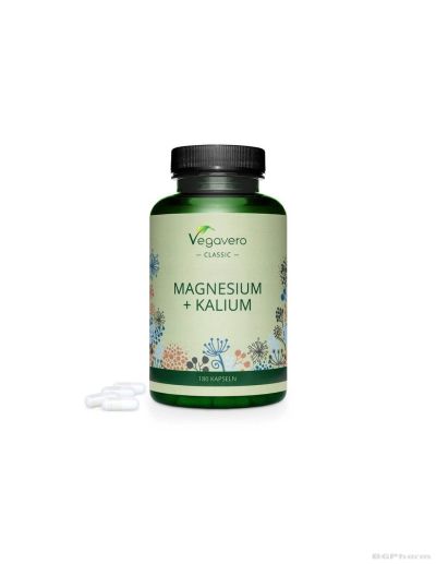 Магнезий + Калий х 180 капсули Vegavero