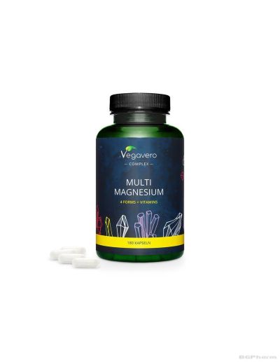 Мулти магнезий с витамини Б2 и Б6 х 180 капсули Vegavero