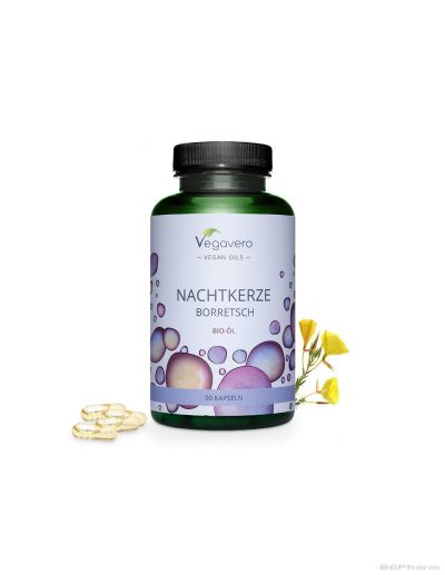 Mасло от вечерна иглика и пореч (студенопресовано) х 90 капсули Vegavero