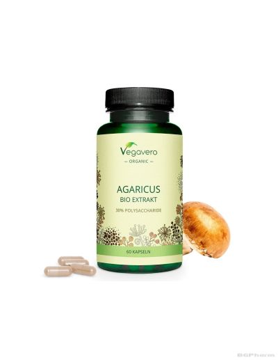 Био Агарикус (екстракт) х 60 капсули с имуномодулиращо действие Vegavero