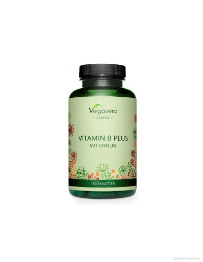 Витамини Б - Комплекс + холин х 180 таблетки Vegavero