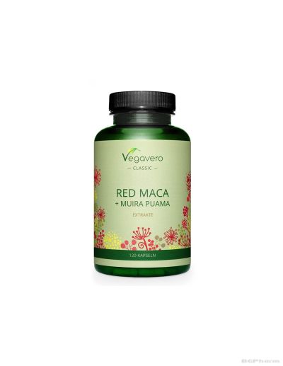 Червена мака + Муира Пуама био екстракти х 120 капсули Vegavero