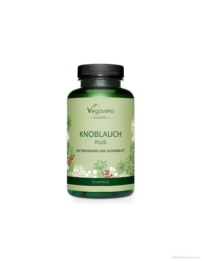 Черен чесън + глог и листа от маслина х 90 капсули Vegavero