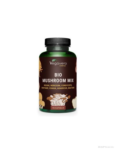 Комплекс от 7 лечебни гъби за силен имунитет х 90 капсули Vegavero