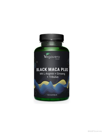 Комплекс от Черна мака, аргинин, женшен и трибулус терестрис х 120 капсули Vegavero