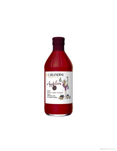 Ябълков оцет от Италия + акай, арония и цвят от черен бъз х 500 мл Carandini