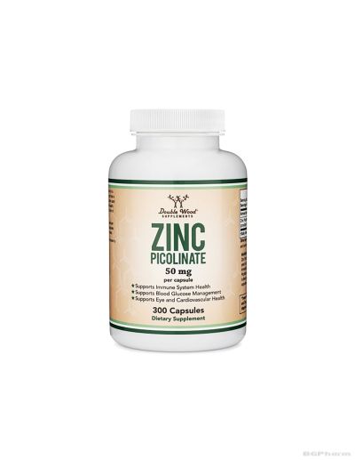 Цинк пиколинат 50 мг х 300 капсули Double Wood