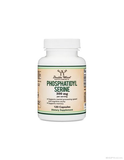 Фосфатидил серин 300 мг х 120 капсули Double Wood | Phosphatidyl serine