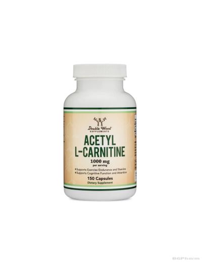 Ацетил Л-Карнитин 500 мг х 150 капсули Double Wood | Acetyl L-Carnitine