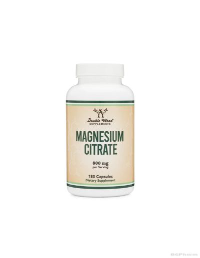 Магнезий цитрат х 180 капсули Double Wood