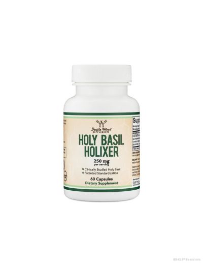 Свещен босилек (Тулси) екстракт 250 мг 60 капсули Double Wood