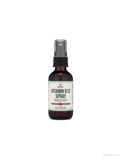 Витамин Б12 (метилкобаламин) 500 мкг х 60 мл с вкус на малина Double Wood