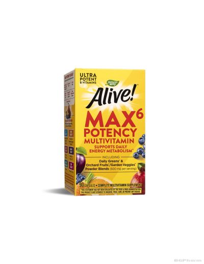 Алайв Мултивитамини максимум сила х 90 капсули Nature’s Way | Alive Max6 Max Potency Multivitamins