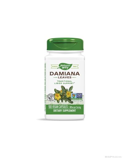 Дамиана лист 400 мг х 100 капсули Nature’s Way | Damiana Leaves