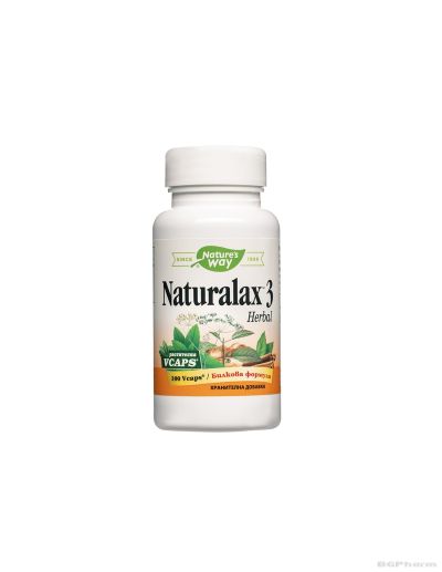 Натуралакс 3 Билкова формула против запек х 100 капсули Nature’s Way