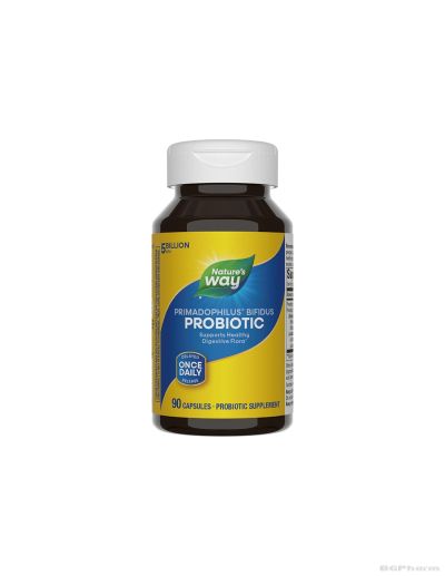 Примадофилус Бифидус пробиотик за дебелото черво, 5 млрд. CFU х 90 капсули Nature's Way | Primadophilus Bifidus