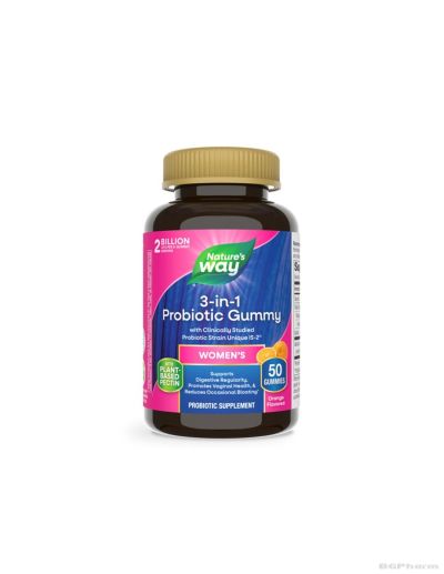 Пробиотик за жени 1 млрд. CFU х 50 желирани таблетки (портокал) Nature's Way | Women's Probiotic Gummies 50s
