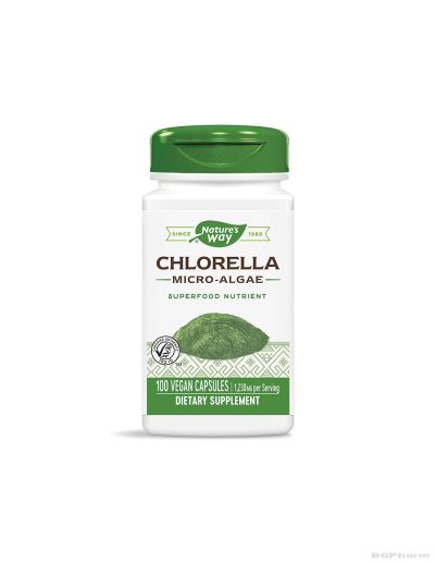 Хлорела 410 мг х 100 капсули Nature’s Way | Chlorella Micro-Algae